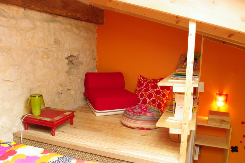 Maison D'Hotes Lou Cliou Cliousclat Rum bild